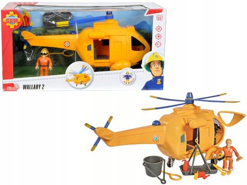 SIMBA STRAŻAK SAM DUŻY HELIKOPTER WALLABY II TOM na Arena.pl