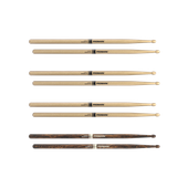 Pałki pałeczki perkusyjne Promark REBOUND 5B Natural i FireGrain ZESTAW