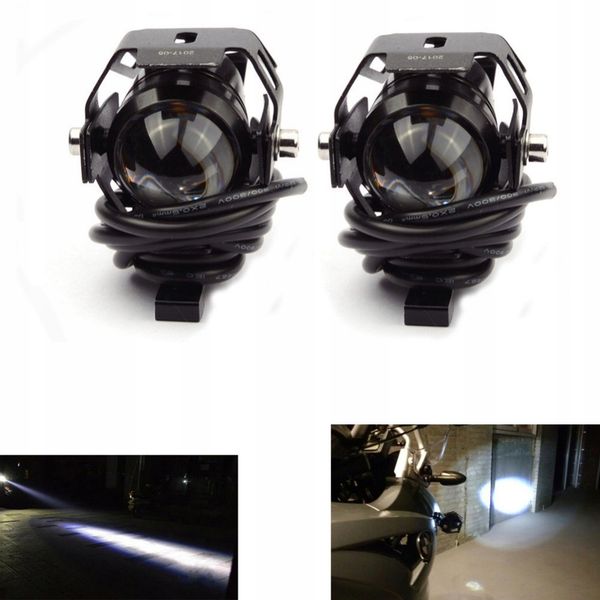 2 X Dalekosiężny Halogen U5 Mini+Włącznik 5W Black zdjęcie 1