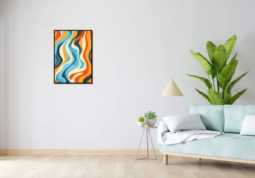 Plakat 50x70cm Tańczące Fale na Arena.pl