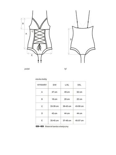 Body - Obsessive Slevika L/XL na Arena.pl