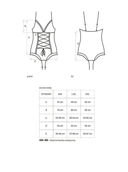 Body - Obsessive Slevika L/XL zdjęcie 3