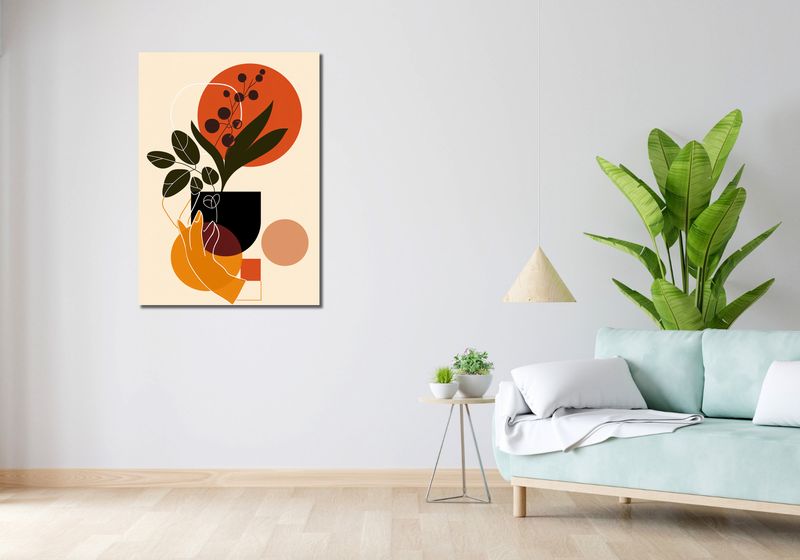 Obraz 70x100cm Dotyk Naturalności zdjęcie 2