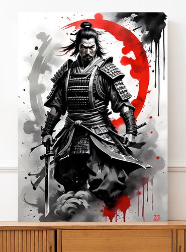 Plakat samuraj równowaga 50x70 cm na Arena.pl