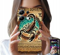 ETUI DO XIAOMI NOTE 13 5G - SKORPION ZNAK ZODIAKU ASTRONOMIA + FOLIA