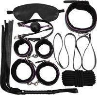 Fetish Fever - Bondage Set - 7 Pieces - Black
