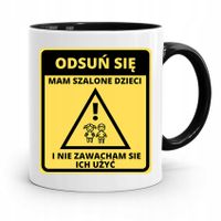 Kubek Czarny Prezent Dla Mamy Mam Szalone Dzieci Z Nadrukiem Ze Zdjęciem