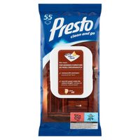 Presto ściereczki chusteczki do sprzątania mebli drewnianych 55 sztuk