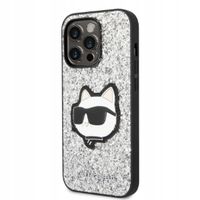 Plecki Karl Lagerfeld do Apple iPhone 14 Pro srebrny