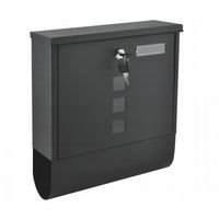 SKRZYNKA NA LISTY MODERNHOME STAL GALWANIZOWANA ANTRACYT