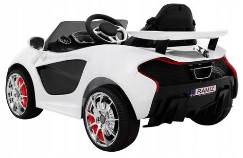 Auto na akumulator Small Racer biały na Arena.pl