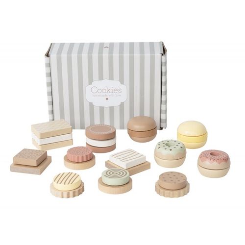 DLA DZIECI DREWNIANY ZESTAW CIASTECZEK na Arena.pl