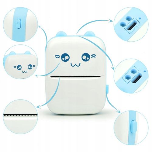 APARAT NATYCHMIASTOWY DRUKARKA DO ZDJĘĆ DRUKUŚ DLA DZIECI ZESTAW 11 ROLEK na Arena.pl