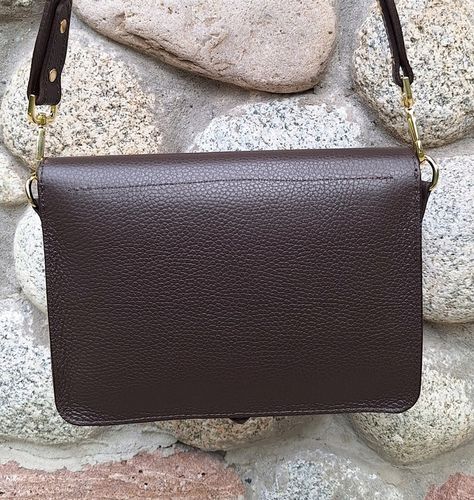 Torebka włoska nerka listonoszka MAXI DUŻA WERSJA zamek Vera Pelle na Arena.pl