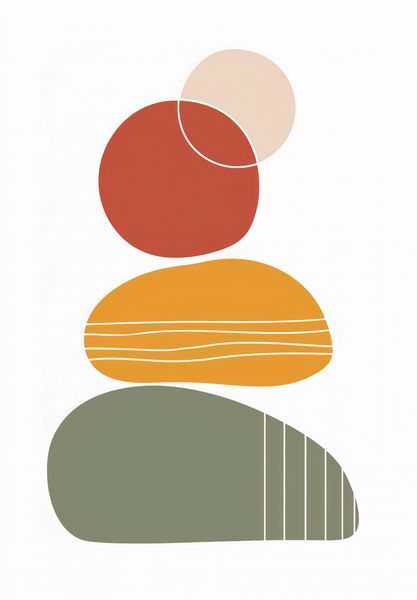 Plakat 68x98cm Formy w Równowadze zdjęcie 1