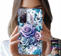 ETUI DO SAMSUNG GALAXY S20 LITE - KWIECISTE WZORY RÓŻEKWIATKI CASE + SZKŁO