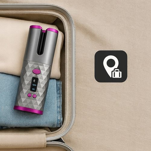 Bezprzewodowa lokówka automatyczna LCD fale loki obrotowa USB Do stylizacji na Arena.pl