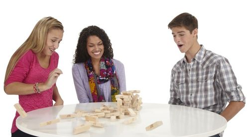 Gra zręcznościowa Jenga Classic Hasbro A2120 na Arena.pl