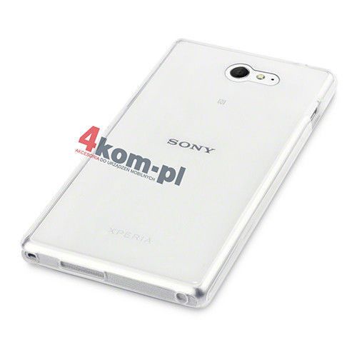 Etui transparentne silikonowe do Sony Xperia M2 na Arena.pl