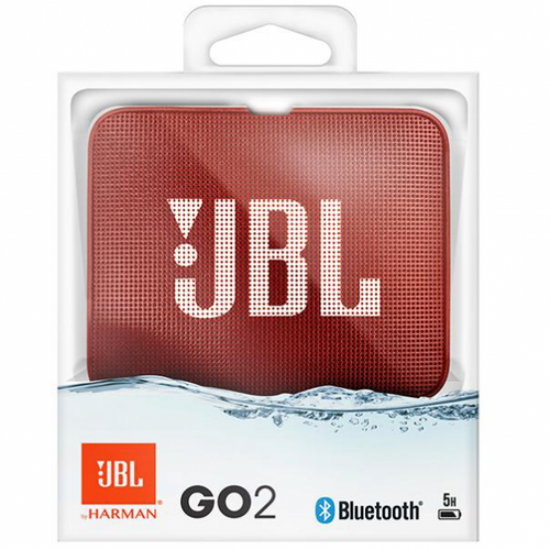 JBL GO 2 GŁOŚNIK PRZENOŚNY BLUETOOTH CZERWONY na Arena.pl