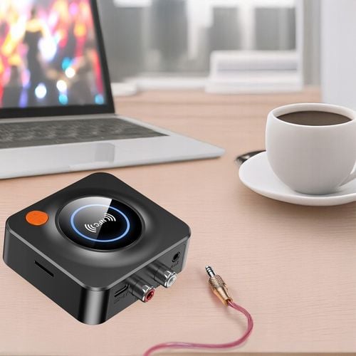 TRANSMITER ODBIORNIK BLUETOOTH ADAPTER DO WIEŻY 5.3 NFC RCA AUX SD na Arena.pl