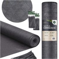 SIATKA CIENIUJĄCA 90% UV OSŁONA MASKUJĄCA 1,5x50m 140g/m NA OGRODZENIE PŁOT