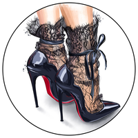 Opłatek na tort Buty Szpilki Whisky Drink Kwiaty Urodziny 18 30 40 50 60