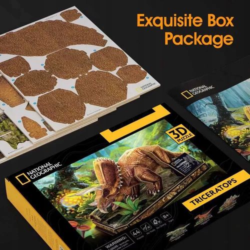 Puzzle 3D National Geographic Triceratops 0526 na Arena.pl
