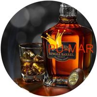 Opłatek na tort Urodziny Jack Daniels Whisky Drink Kieliszek Tekst Gratis