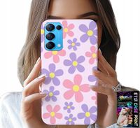 ETUI DO OPPO FIND X3 LITE - KOLOROWE STOKROTKI, STOKROTKA, KWIATKI