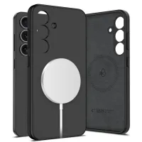 Etui Tech-Protect Liquid Silicone MagSafe na Samsung Galaxy S25 - czarne