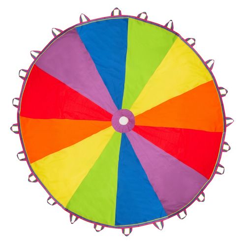 CHUSTA animacyjna 3m spadochron animacyjny dla dzieci tęczowa PROFESJONALNA na Arena.pl