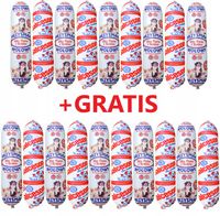 19x1KG Karma dla psa Przysmak Wołowy Salceson baton 95% mięsa + GRATIS