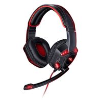 2 x No Fear - Słuchawki dla graczy z mikrofonem LED