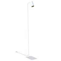 Podłogowa lampa gainetowa Mono 7714 ruchoma tuba stojąca biała