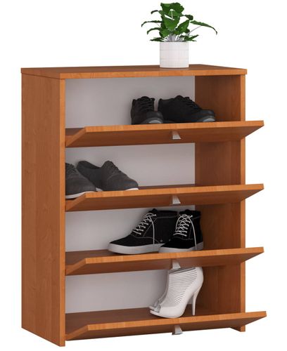 Szafka na buty 4 uchylne drzwiczki 60 cm - olcha na Arena.pl