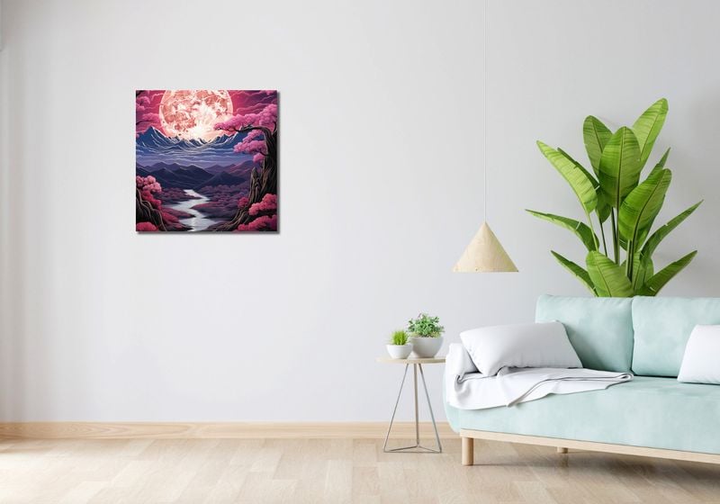 Obraz 60x60cm Różowa Kraina Marzeń zdjęcie 2