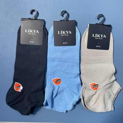 LIKYA Skarpetki Męskie Stopki 6 par 3 Kolory Rozmiar 40-44 Komfortowe na Arena.pl