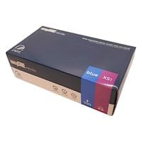 rękawice nitrylowe niebieskie bezpudrwe xs 100szt zarys