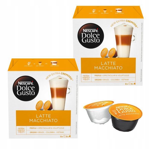 Kapsułki NESCAFE DOLCE GUSTO LATTE MACCHIATO 2x16 zdjęcie 1