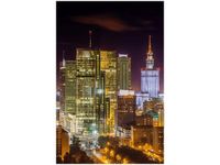 40X60CM DOM KULTURY NOCĄ OBRAZ