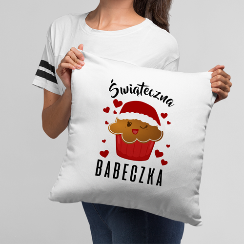 Świąteczna babeczka - poduszka na prezent na Arena.pl