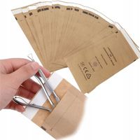 TOREBKI DO STERYLIZACJI NARZĘDZI AUTOKLAW PAPIEROWE 100 X 200 mm 100 szt.