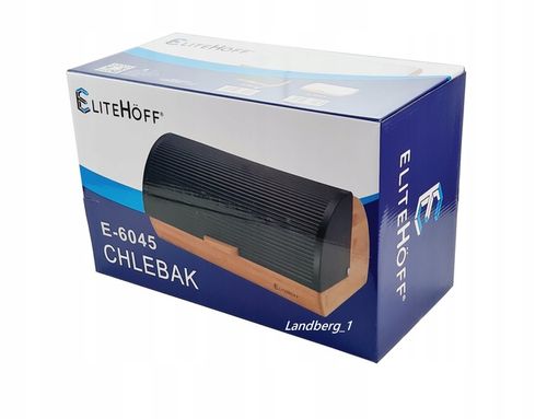 CHLEBAK POJEMNIK NA CHLEB PIECZYWO CZARNY DUŻY BAMBUSOWY na Arena.pl