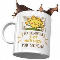 Kubek Dla Dominiki Żony Koleżanki Na Prezent Z Nadrukiem Ze Zdjęciem