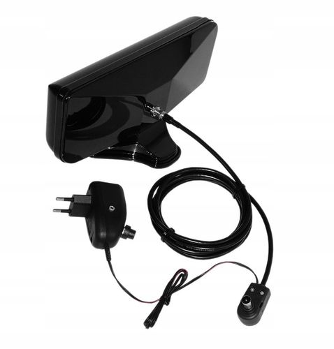 NAJMOCNIEJSZA ANTENA DVB-T2 POKOJOWA ALPHA +45db MUX8 FILTR LTE na Arena.pl