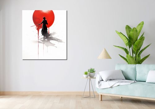 Obraz 90x100cm Samotny Samuraj na Arena.pl