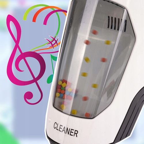 ODKURZACZ PIONOWY DLA DZIECI BEZPRZEWODOWY Z FUNKCJĄ SSANIA Z DŹWIĘKIEM 2w1 na Arena.pl