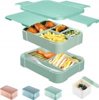 Lunch box śniadaniówka CALIYO 1550 ml Zielona