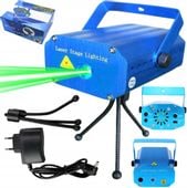 PROJEKTOR LASEROWY 3D LASER DISCO CZUJNIK DŹWIĘKU